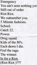 Infa Riot - New Cross Inn, London 5.10.13